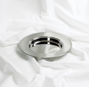 Bread Plate - Silver Stainless Steel Bread Plate - Silver Stainless Steel