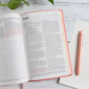 CSB Thinline Bible (LeatherTouch, Blush Pink) - Bulk Case of 24