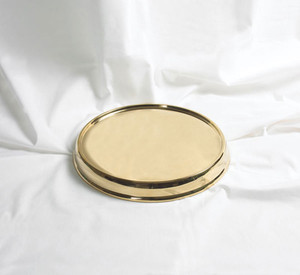 Communion Tray Base - Brass Stainless Steel Communion Tray Base - Brass Stainless Steel