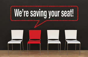Postcards - Adults - Missing You - We're Saving Your Seat!