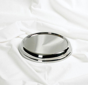 Communion Tray Base - Silver Stainless Steel Communion Tray Base - Silver Stainless Steel