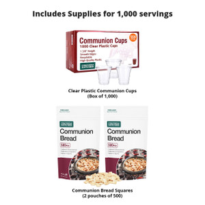 1000 Communion Cups & Bread Bundle