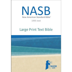 NASB Pew Bible, Large Print (Hardcover, Black) - Bulk Case of 16