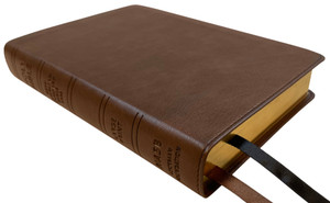 NASB 1995 Large Print Compact Bible, Brown Leathertex - Bulk Case of 16