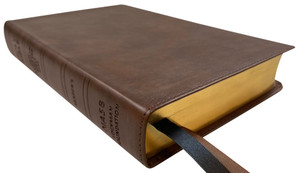 NASB 2020 Reader's Bible, Brown Leathertex