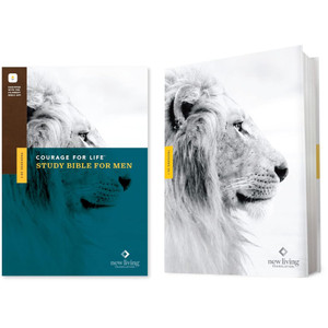 NLT Courage For Life Study Bible for Men, Filament Enabled (Hardcover) - Bulk Case of 10