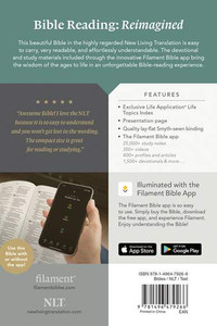 NLT Premium Value Compact Bible (Filament Enabled), Black Mountainscape LeatherLike - Bulk Case of 48