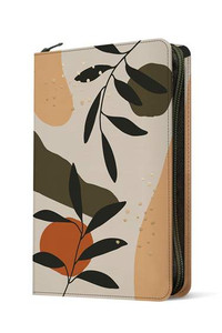 NLT Thinline Reference Zipper Bible (Filament Enabled), Sunset Branches LeatherLike - Bulk Case of 16