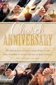Bulletin - Church Anniversary - Phil 1:6 KJV Bulletin - Church Anniversary - Phil 1:6 KJV