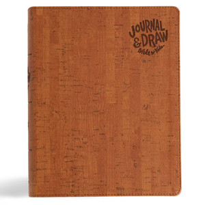 CSB Journal and Draw Bible for Kids (LeatherTouch, Brown)