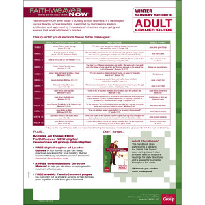 FaithWeaver NOW Adult Leader Guide Download - Winter 2025 FaithWeaver NOW Adult Leader Guide Download - Winter 2025