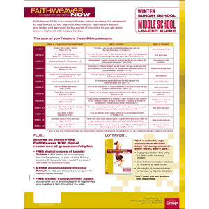 FaithWeaver NOW Middle School/Junior High Leader Guide Download - Winter 2025 FaithWeaver NOW Middle School/Junior High Leader Guide Download - Winter 2025