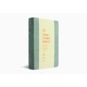 ESV Teen Study Bible (TruTone Leather, Seaside Blue) - Bulk Case of 12