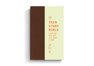 ESV Teen Study Bible (TruTone Leather, Burnt Siena) - Bulk Case of 12