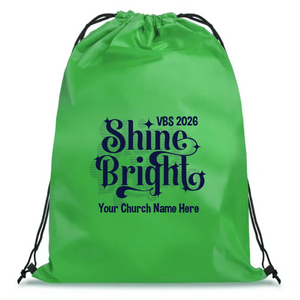 Easy Custom VBS Drawstring Bag - Personalize in Real Time - Illumination Station VBS - DLUM041