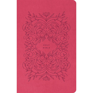 NLT Premium Gift Bible, Filament Enabled (Imitation Leather, Very Berry Pink Vines)