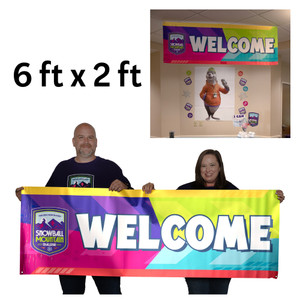 Welcome Banner - Snowball Mountain Challenge VBS 2026 by Cokesbury