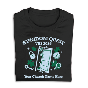 Easy Custom VBS T-Shirt - Two Color Design - Kingdom Quest VBS - VKGD030