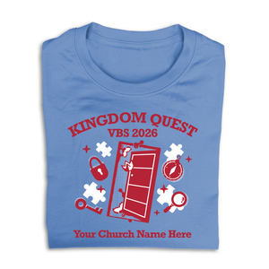 Easy Custom VBS T-Shirt - Two Color Design - Kingdom Quest VBS - VKGD030