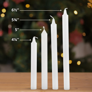 Candlelight Service Vigil Candles 5.75" x 1/2", Box of 250