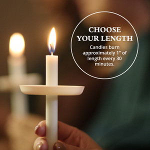 Candlelight Service Vigil Candles 5.75" x 1/2", Box of 250