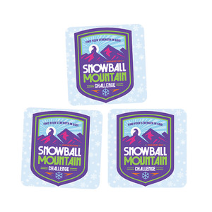 Collectible Decal (Pkg of 3) - Snowball Mountain Challenge VBS 2026 by Cokesbury