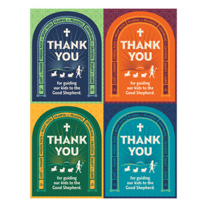 Staff Appreciation Postcards (Pack of 40) - Printer-friendly, Avery template 3263 - Emerald Crossing VBS 2026 by Answers