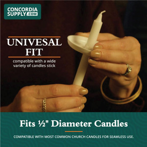 Plastic Disc Drip Protectors Pack of 50 for Candlelight Service - Church Vigil Plastic Disc Drip Protectors Pack of 50 for Candlelight Service - Church Vigil