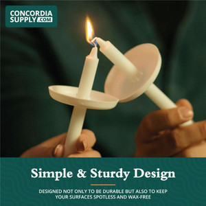 Plastic Disc Drip Protectors Pack of 50 for Candlelight Service - Church Vigil Plastic Disc Drip Protectors Pack of 50 for Candlelight Service - Church Vigil