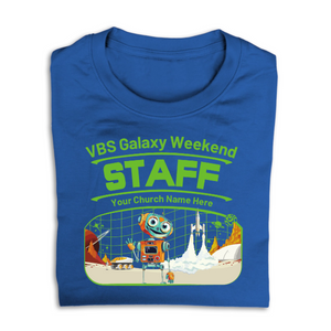 Easy Custom VBS T-Shirt - Full Color Design - Galaxy Weekend VBS - VGALFC03