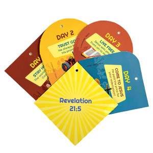 Redemption Truth Tags (5 sets of 5 designs. Enough for 5 Students.) - Junkyard Redemption VBS 2026 by RBP