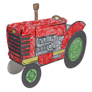 Trusty Tractor Craft Kit (Pkg. of 5) - Junkyard Redemption VBS 2026 by RBP