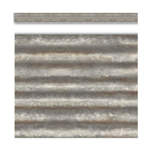 Corrugated Scrap Metal Border (Pkg. of 12) - Junkyard Redemption VBS 2026 by RBP
