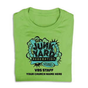 Easy Custom VBS T-Shirt - Two Color Design - Junkyard Redemption VBS - VJYR010