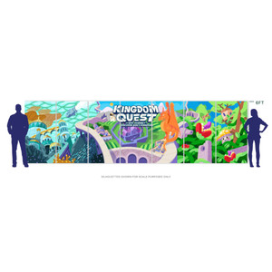 Mural Backdrop Extender - Kingdom Quest VBS 2026 by Orange Mural Backdrop Extender - Kingdom Quest VBS 2026 by Orange