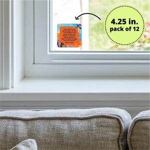 Memory Verse Clings - Pack of 12 - Kingdom Quest VBS 2026 by Orange