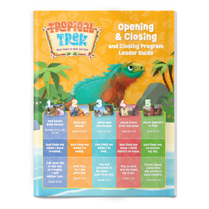 Opening & Closing Leader Guide - Tropical Trek VBS 2026