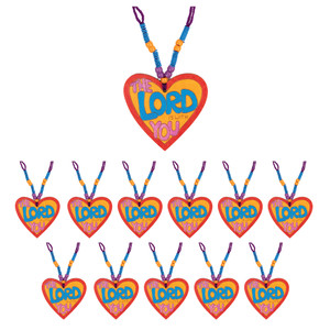 The Lord Is with You Pendant Craft (Pack of 12) - Tropical Trek VBS 2026