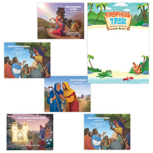 Bible Story Posters (Set of 6) - Tropical Trek VBS by CPH