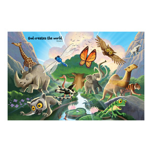 Rainforest Falls Bible Story Posters (set of 5) (22'' x 34'') - Needed for Wild Bible Adventures - Two-sided English/Spanish - Rainforest Falls VBS 2026 by Group
