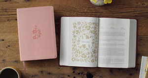 ESV Women's Study Bible: TruTone, Blush Rose, Floral Bloom Design - Case of 8