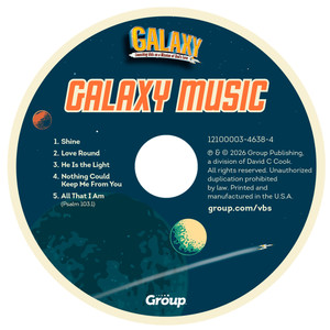 Galaxy Music CD - Participant Version - Galaxy Weekend VBS 2026 by