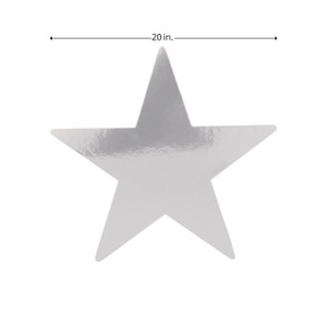 Jumbo foil star silver 20" - Group VBS 2026