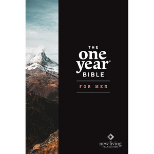 NLT The One Year Bible for Men - Case of 10 (Hardcover)