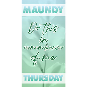 Church Banners - He Is Risen Pastel - Maundy Thursday