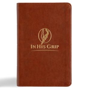 CSB In His Grip Golfer's Bible, Brown LeatherTouch - Bulk case of 28