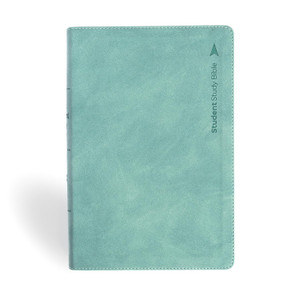 CSB Student Study Bible, Earthen Teal SuedeSoft LeatherTouch - Case of 10