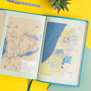 CSB Explorer Bible for Kids, Sky Blue LeatherTouch - Case of 12