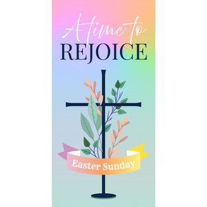 Church Banners - Time to Reflect - A Time to Rejoice