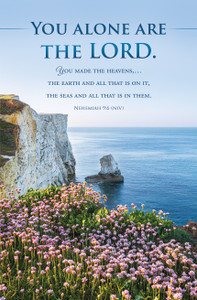 8.5" x 11" Bulletin - General - Spring - You Alone Are the Lord - Neh 9:6 NIV - Pack of 100 8.5" x 11" Bulletin - General - Spring - You Alone Are the Lord - Neh 9:6 NIV - Pack of 100